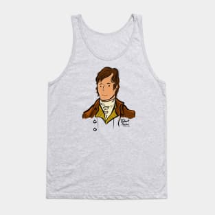 Robert Burns Scotland's National Poet Tank Top